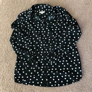 Merona polka dot blouse